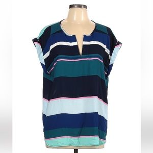 7th Avenue striped blouse size XL